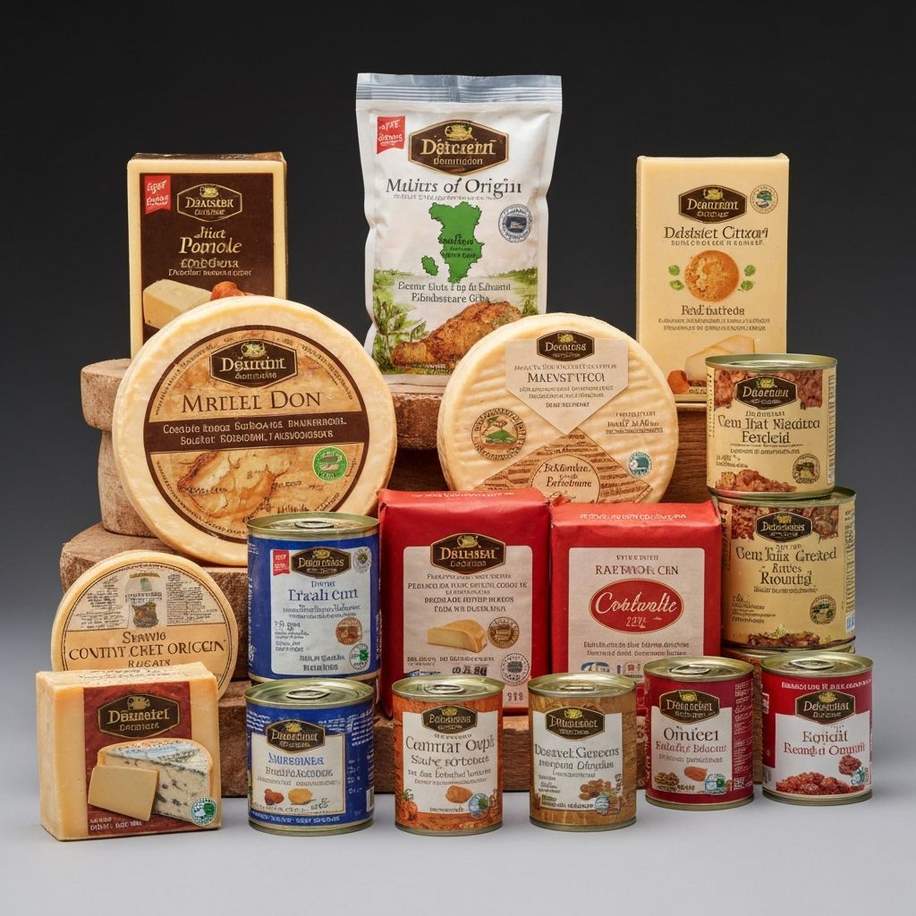 Termékeredet jelzések az étiquettákon